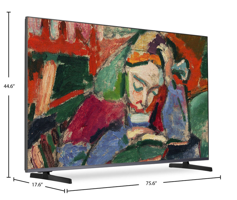 HISENSE 85\" CanvasTV QLED 4K UHD Smart Google TV (85S7N) - 2024 Model