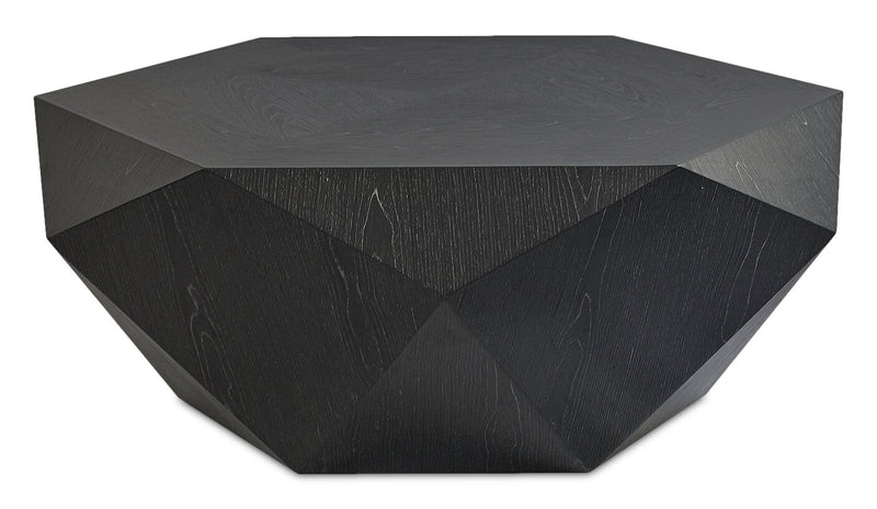 Dawson 37” Modern Coffee Table - Black