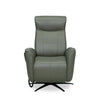 Serene 31" Genuine Leather Power Reclining Massage Chair with Power Headrest and Heated Seat - Green | Fauteuil de massage à inclinaison électrique Serene de 31 po en cuir véritable avec appuie-tête électrique et siège chauffant - vert