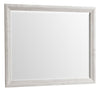 Lark Bedroom Dresser Mirror - Rustic White | Miroir de commode de chambre à coucher Lark - blanc rustique