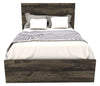 Riley 5pc Bedroom Set with Panel Bed, Dresser & Mirror, Made in Canada, Grey - Full Size | Ensemble de chambre à coucher Riley 5 pièces avec lit à panneaux, commode et miroir, fabriqué au Canada, gris - format lit double