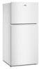 Whirlpool 29.5" 19 Cu. Ft. Top Freezer Refrigerator – White - WRTX5419SW | Réfrigérateur Whirlpool de 19 pi³ et de 29,5 po à congélateur supérieur - blanc - WRTX5419SW