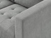 Metro 57" Fabric Loveseat with Tufted Seat Cushions and Reversible Back Cushions - Grey | Causeuse Metro de 57 po en tissu avec coussins de siège capitonnés et coussins de dossier réversibles - grise