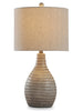 Atlas 26” Greige Polyresin Table Lamp | Lampe de table Atlas de 26 po en polyrésine grège