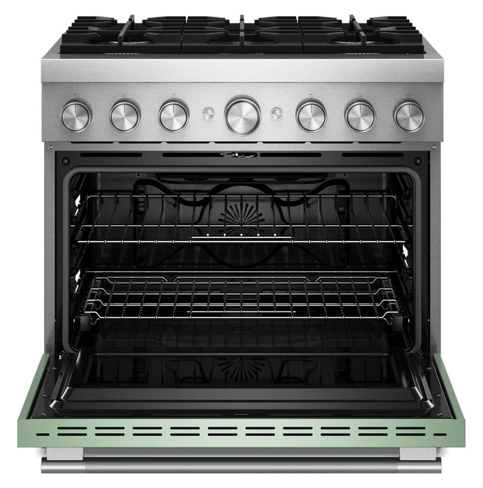KitchenAid 5.1 Cu. Ft. Dual Fuel Range with No Preheat Air Fry – Cardamom - KFDS936SDC