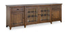 Wesley 90\" Traditional TV Stand with Storage and Cable Management for TVs up to 95\" - Toasted Nutmeg