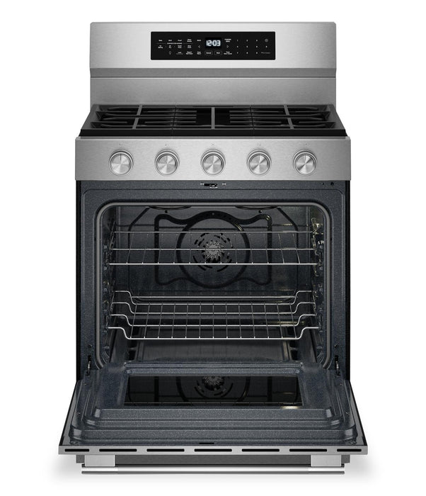 KitchenAid 30\" 5.0 Cu. Ft. Smart Gas Range with Convection Modes - Fingerprint Resistant Stainless Steel - KFGS530SPS