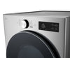 LG 7.4 Cu. Ft. Smart Front-Load Electric Dryer with AI Sensory Dry - Graphite Steel - DLEX5800V | Sécheuse électrique intelligente LG à chargement frontal de 7,4 pi3 avec AI Sensor DryMC - acier graphite - DLEX5800V
