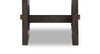 Warwick 26” Solid Wood and Marble End Table – White and Brown Oak | Table de bout Warwick de 26 po en bois massif et en marbre - blanche et chêne brun
