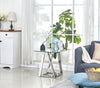 Briar 22" Modern Glass Top End Table - Silver | Table de bout moderne Briar de 22 po avec dessus en verre - argentée