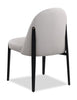 Kort & Co. Capri Dining Chair with Vegan Leather Fabric, Metal - Taupe | Chaise de salle à manger Capri de Kort & Co. en tissu de cuir végétalien et en métal - taupe