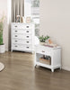 Quinn Bedroom Chest of Drawers, 5-Drawer, 36.5"W x 48.5"H - White | Commode verticale de chambre à coucher Quinn de 36,5 po (L) x 48,5 po (H) à 5 tiroirs - blanche