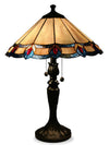 Magnolia Table Lamp with Tiffany Glass Shade – Antique Bronze