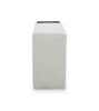 Sky Modular 13" Fabric Storage Console with USB Port - Nathan Wheat | Console de rangement modulaire Sky de 13 po en tissu avec port USB - blé Nathan