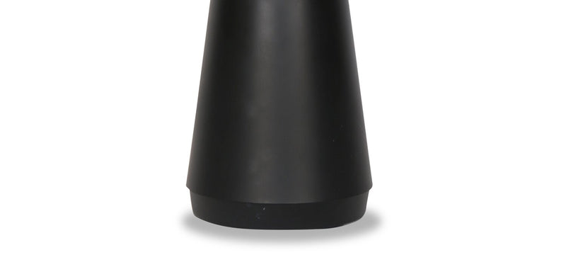 Beech 11” Modern Acrylic Portable Indoor/Outdoor Table Lamp with USB Port - Black