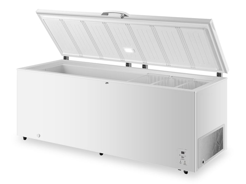 Hisense 25 Cu. Ft. Garage Ready Convertible Chest Refrigerator-Freezer - White - FC25D6CWD