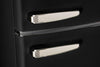 Unique Classic Retro 24" 11 Cu Ft. Top Freezer Refrigerator – Matte Black - UNQ-310L MB TM | Réfrigérateur Classic Rétro d’Unique de 24 po et de 11 pi3 à congélateur supérieur - noir mat - UNQ-310L MB TM