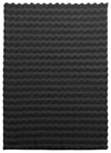 Dream Step Memory Foam Bubble Dark Grey Faux Fur Area Rug  - 5' x 7' 