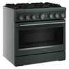 KitchenAid 5.1 Cu. Ft. Dual Fuel Range with No Preheat Air Fry – Juniper - KFDS936SJP | Cuisinière hybride KitchenAid de 5,1 pi3 avec friture à air sans préchauffage - genévrier - KFDS936SJP