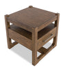 Gideon 24” Solid Wood Country-Style End Table - Brown | Table de bout Gideon de 24 po de style champêtre en bois massif - brun