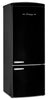 Unique Classic Retro 28" 17 Cu Ft. Bottom Mount Refrigerator - Black - UNQ-455L B AC | Réfrigérateur Classic Rétro d’Unique de 28 po et de 17 pi3 à congélateur inférieur - noir - UNQ-455L B AC