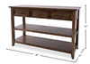 Branson 50" Sofa Table with Storage and Shelf - Dark Brown | Table de salon Branson de 50 po avec rangement et tablette - brun foncé | BRANSSTB