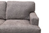 Made in Canada Luxe 2-Piece Left-Facing Fabric Sectional with Removable Cushions - Zaftig Dove Grey | Sofa sectionnel de gauche Luxe 3 pièces fabriqué au Canada en tissu avec coussins amovibles - gris colombe Zaftig