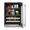 KitchenAid 24" Beverage Centre with Wood-Front Racks – PrintShield™ Stainless Steel - KUBR524SPS  | Refroidisseur à boissons KitchenAid de 24 po avec grilles à devant en bois -  acier inoxydable PrintShieldMC - KUBR524SPS
