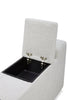 Sky Modular 13" Fabric Storage Console with USB Port - Nathan Wheat | Console de rangement modulaire Sky de 13 po en tissu avec port USB - blé Nathan