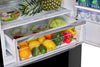 Unique Classic Retro 28" 17 Cu Ft. Bottom Mount Refrigerator - Black - UNQ-455L B AC | Réfrigérateur Classic Rétro d’Unique de 28 po et de 17 pi3 à congélateur inférieur - noir - UNQ-455L B AC