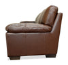 Classico 90" Genuine Leather Sofa with Wood Legs – Tobacco | Sofa Classico de 90 po en cuir véritable avec pattes en bois - tabac
