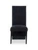 Vega 5pc Dining Set with Table & 4 Chairs, Marble Look, Pedestal Base, 82"W - Black & White | Ensemble de salle à manger Vega 5 pièces avec table de 82 po (L), imitation de marbre, base piédestal et 4 chaises - noir et blanc