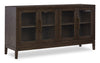 Metro Dining Server with Storage, 60"W - Brown | Desserte de salle à manger Metro de 60 po (L) avec rangement - brune