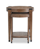 Gordon 22” 2-Piece Round Solid Wood Nesting Accent Table - Brown | 2 tables d’appoint gigognes rondes Gordon de 22 po en bois massif - brunes