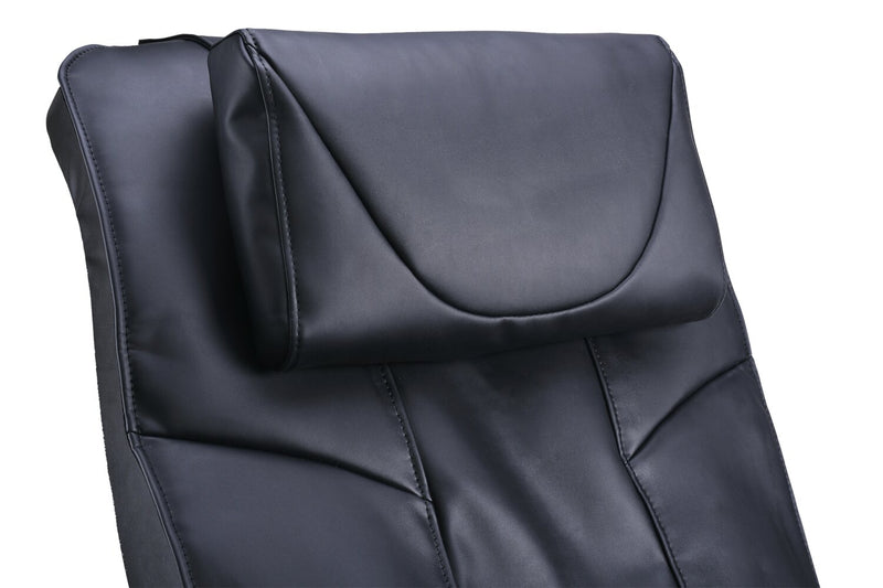 Remedy 30.3\" Faux Leather Reclining Massage Chair - Black