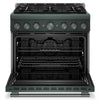 KitchenAid 36" 5.1 Cu. Ft. Gas Range with No Preheat Air Fry Mode – Juniper - KFGS936SJP | Cuisinière à gaz KitchenAid de 5,1 pi3 et de 36 po avec mode de friture à air sans préchauffage - genièvre - KFGS936SJP