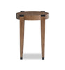 Gordon 18” Round Solid Wood End Table - Brown | Table de bout ronde Gordon de 18 po en bois massif - brune