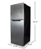 Danby 21.4" 7 Cu. Ft. Top-Mount Refrigerator - Stainless Look - DFF070B2BSLDB-6 | Réfrigérateur Danby de 7 pi3 et de 21,4 po à congélateur supérieur - apparence acier inoxydable - DFF070B2BSLDB-6 | DFF070SS
