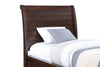 Sonoma Platform Two-Sided Storage Bed with Headboard & Frame, Mango Brown - Twin Size | Lit plateforme Sonoma avec rangement des 2 côtés, tête de lit et cadre de lit, brun manguier - format lit simple