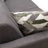 Kort & Co. Freeman 80” Linen-Look Fabric Condo Size Sofa with Wood Legs - Charcoal Grey | Sofa Freeman de Kort & Co. de 80 po de format condo en tissu d’apparence lin avec base et pattes en bois - gris anthracite