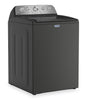 Maytag 5.5 Cu Ft. Top Load Impeller Washer with Pet Pro Option – Volcano Black - MTW5600RU | Laveuse Maytag à chargement par le haut de 5,5 pi3 avec turbine et option Animal Pet Pro - noir volcan - MTW5600RU