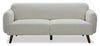Sadie 78.7" Fabric Sofa with Rubberwood Legs – Sand | Sofa Sadie de 78,7 po en tissu avec pattes en hévéa - sable