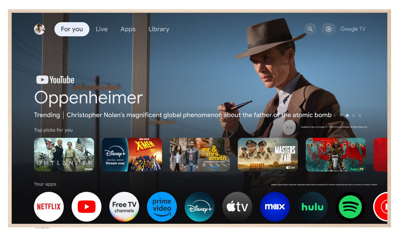 TCL 85\" NXTVISION 4K QLED Smart Google TV (85A300W)