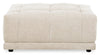 Kort & Co. Oaklyn Modular 38" Fabric Ottoman with Tufted Seat Cushion – Beige | Pouf modulaire Oaklyn Kort & Co. de 38 po en tissu avec coussin de siège capitonné - beige