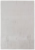 Dream Step Memory Foam Channel Light Grey Faux Fur Area Rug - 7' x 10' | Carpette Dream Step à canaux en fausse fourrure gris clair avec mousse à mémoire de forme - 7 pi x 10 pi