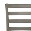 Cove Dining Chair with Cushion Fabric Seat, Ladder-Back – Grey | Chaise de salle à manger Cove avec siège rembourré en tissu et dossier en échelle - grise
