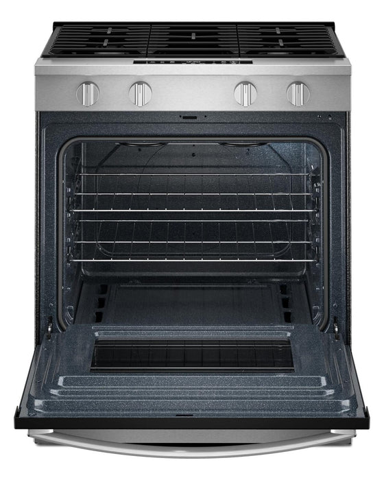 Whirlpool 30\" 5 Cu. Ft. Smart Gas Range - Stainless Steel - WSGS3330TS