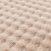 Dream Step Memory Foam Bubble Taupe Faux Fur Area Rug - 5' x 7' | Carpette Dream Step à bulles en fausse fourrure taupe avec mousse à mémoire de forme - 5 pi x 7 pi