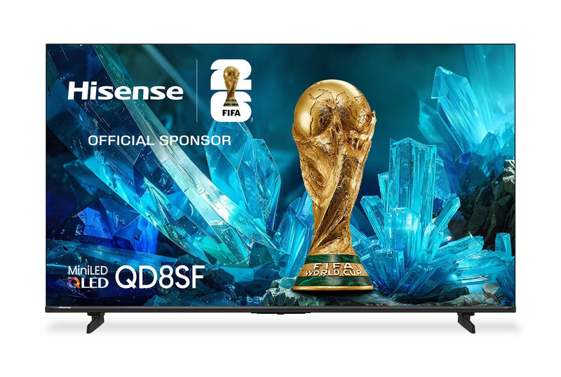 HISENSE 55\" QD8SF Hi-QLED Mini-LED 4K Smart Fire TV (55QD8SF) – 2026 Model