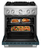 KitchenAid 4.1 Cu. Ft. Dual Fuel Range with No Preheat Air Fry Mode – Agave - KFDS930SAG | Cuisinière hybride KitchenAid de 4,1 pi3 avec mode de friture à air sans préchauffage - agave - KFDS930SAG